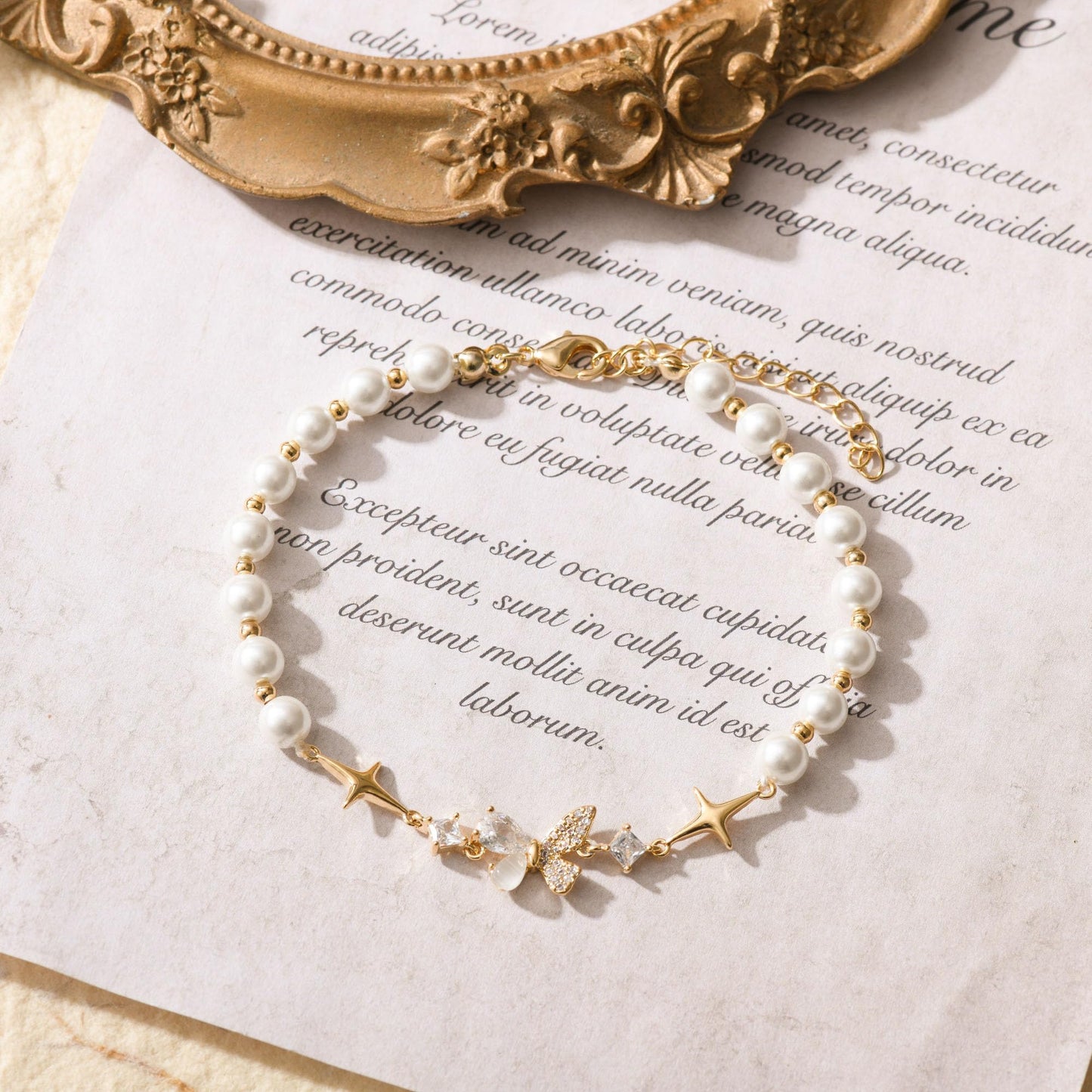 18K Gold Plated Chain Bracelet for Women and Girls,Hypoallergenic Link Bracelets as Jewelry Gifts
