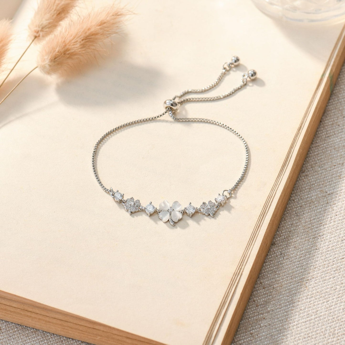 18K Gold Plated Chain Bracelet for Women and Girls,Hypoallergenic Link Bracelets as Jewelry Gifts